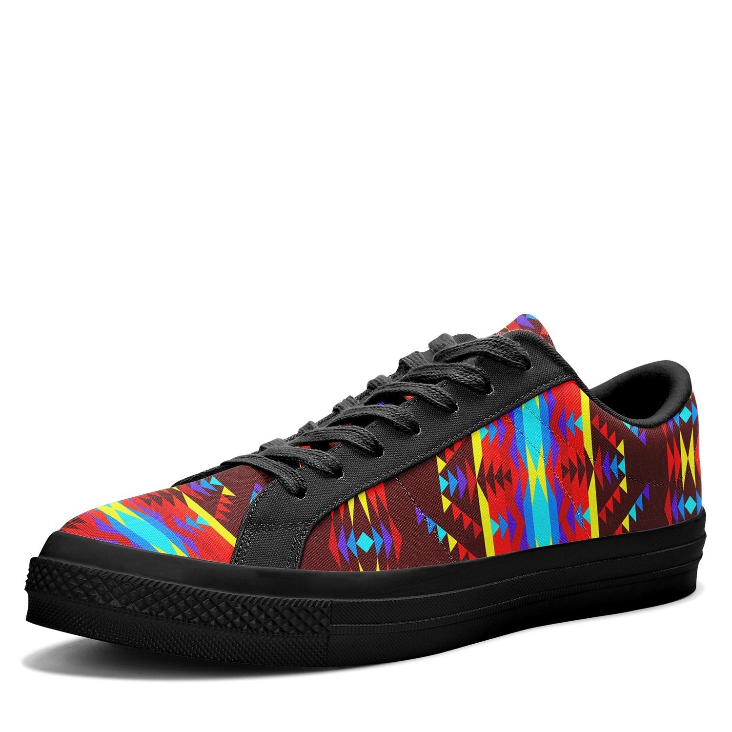 Visions of Lasting Peace Aapisi Low Top Canvas Shoes Black Sole 49 Dzine 