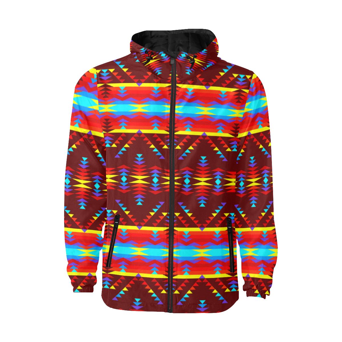 Visions of Lasting Peace Unisex Quilted Coat All Over Print Quilted Windbreaker for Men (H35) e-joyer 