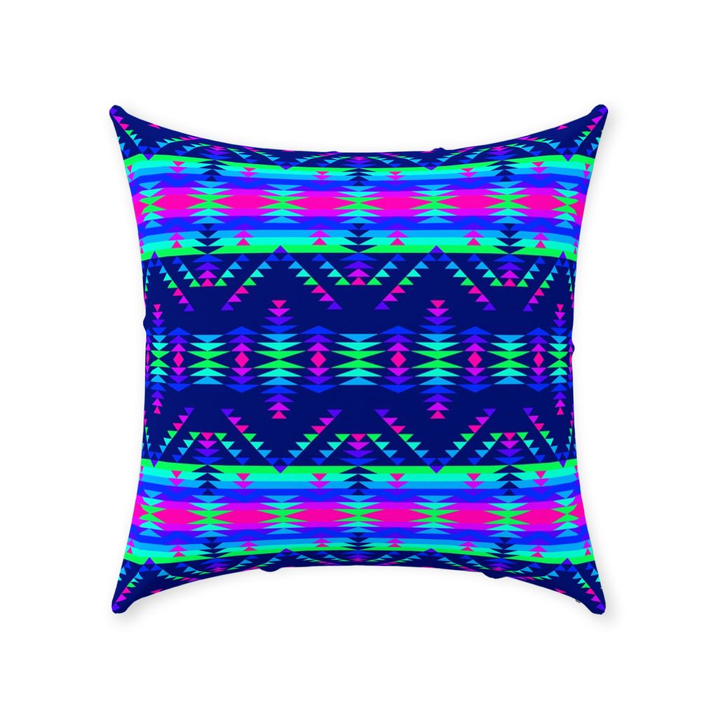 Visions of Peace Talks Throw Pillows 49 Dzine With Zipper Spun Polyester 18x18 inch