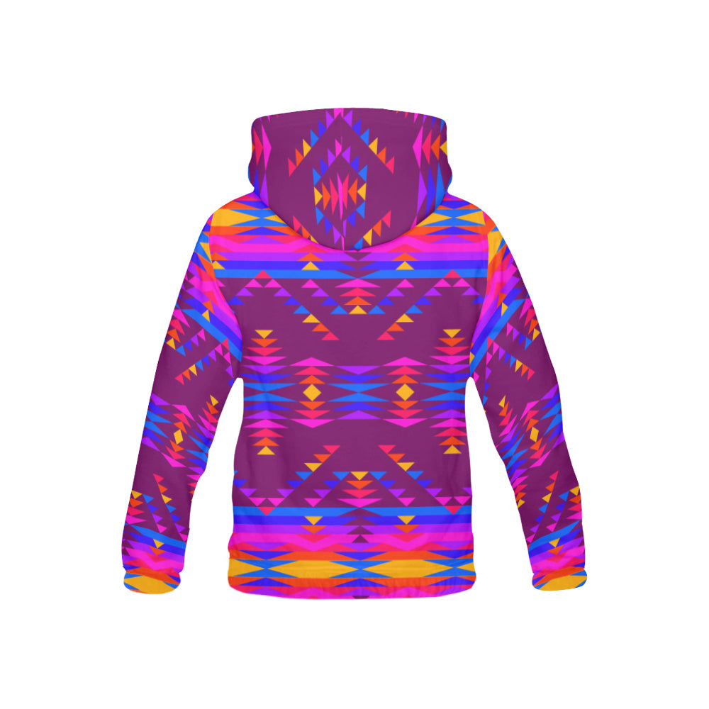 Visions of Peace Treaty All Over Print Hoodie for Kid (USA Size) (Model H13) All Over Print Hoodie for Kid (H13) e-joyer 