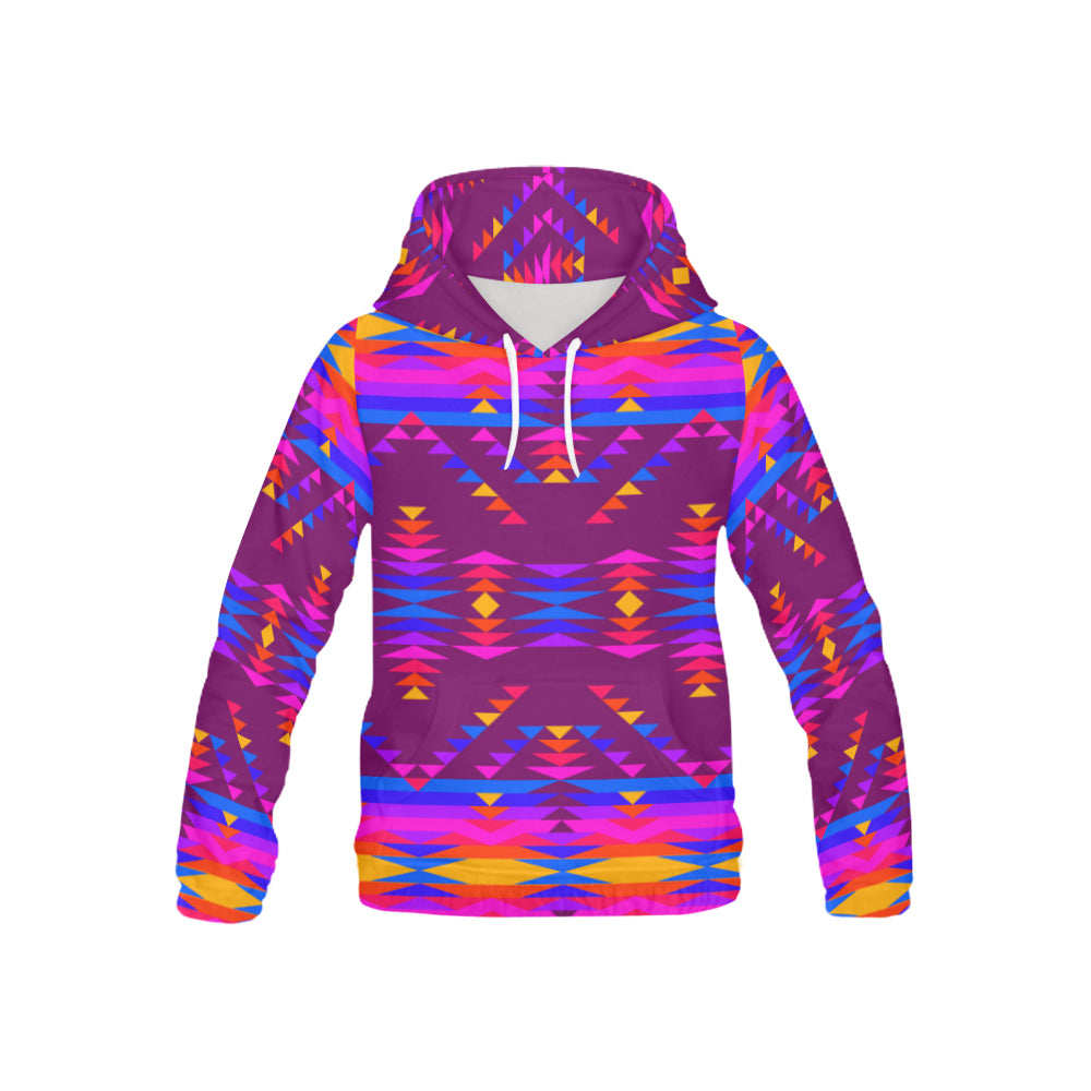 Visions of Peace Treaty All Over Print Hoodie for Kid (USA Size) (Model H13) All Over Print Hoodie for Kid (H13) e-joyer 