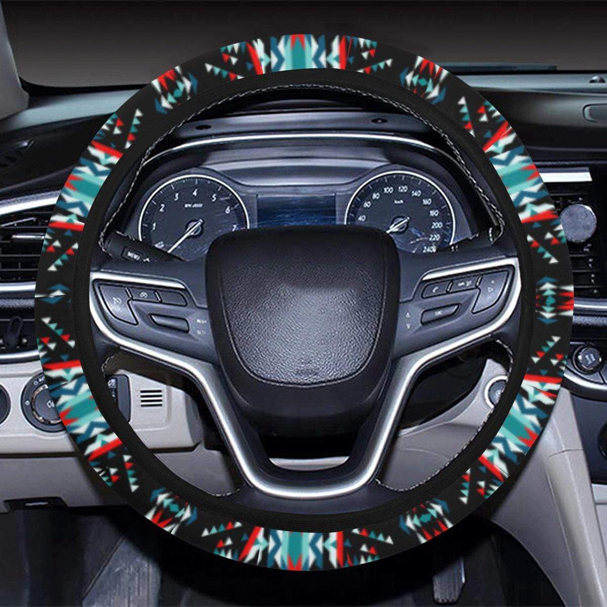 Visions of Peaceful Nights Steering Wheel Cover with Elastic Edge Steering Wheel Cover with Elastic Edge e-joyer 
