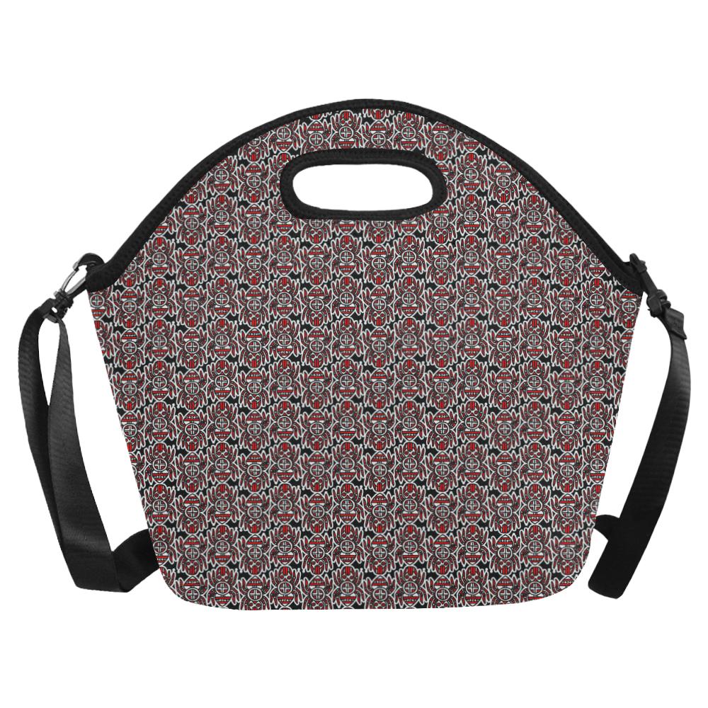 Water Spider Festival Large Insulated Neoprene Lunch Bag That Replaces Your Purse (Model 1669) Neoprene Lunch Bag/Large (1669) e-joyer 