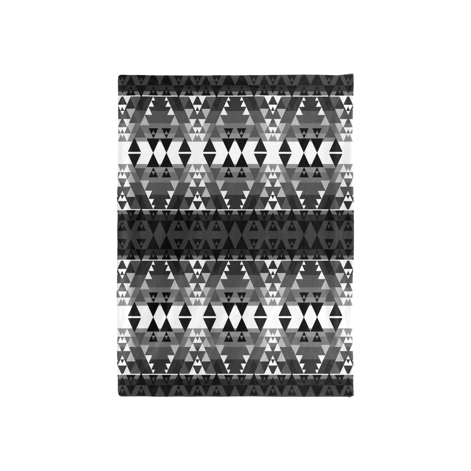 Writing on Stone Black and White Baby Blanket 40"x50" Baby Blanket 40"x50" e-joyer 