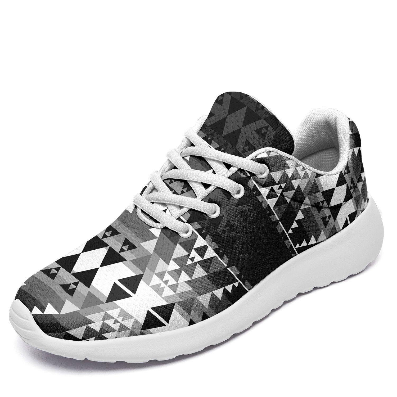 Writing on Stone Black and White Ikkaayi Sport Sneakers 49 Dzine US Women 4.5 / US Youth 3.5 / EUR 35 White Sole 