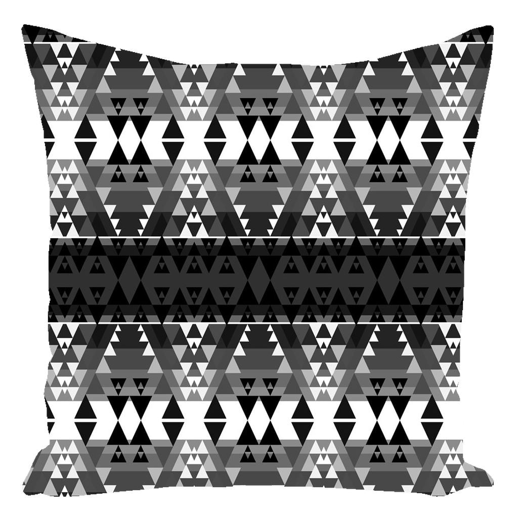 Writing on Stone Black and White Throw Pillows 49 Dzine With Zipper Spun Polyester 16x16 inch