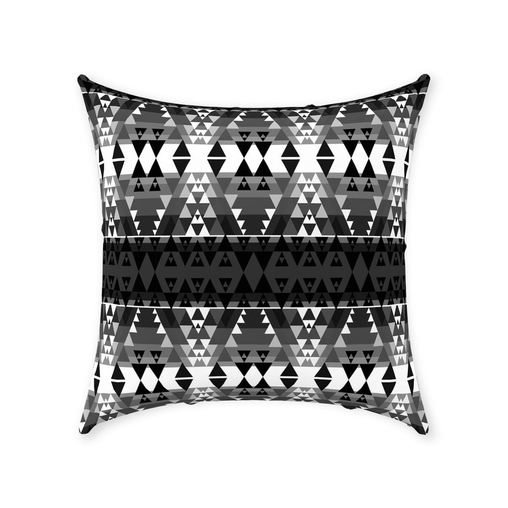 Writing on Stone Black and White Throw Pillows 49 Dzine With Zipper Spun Polyester 18x18 inch