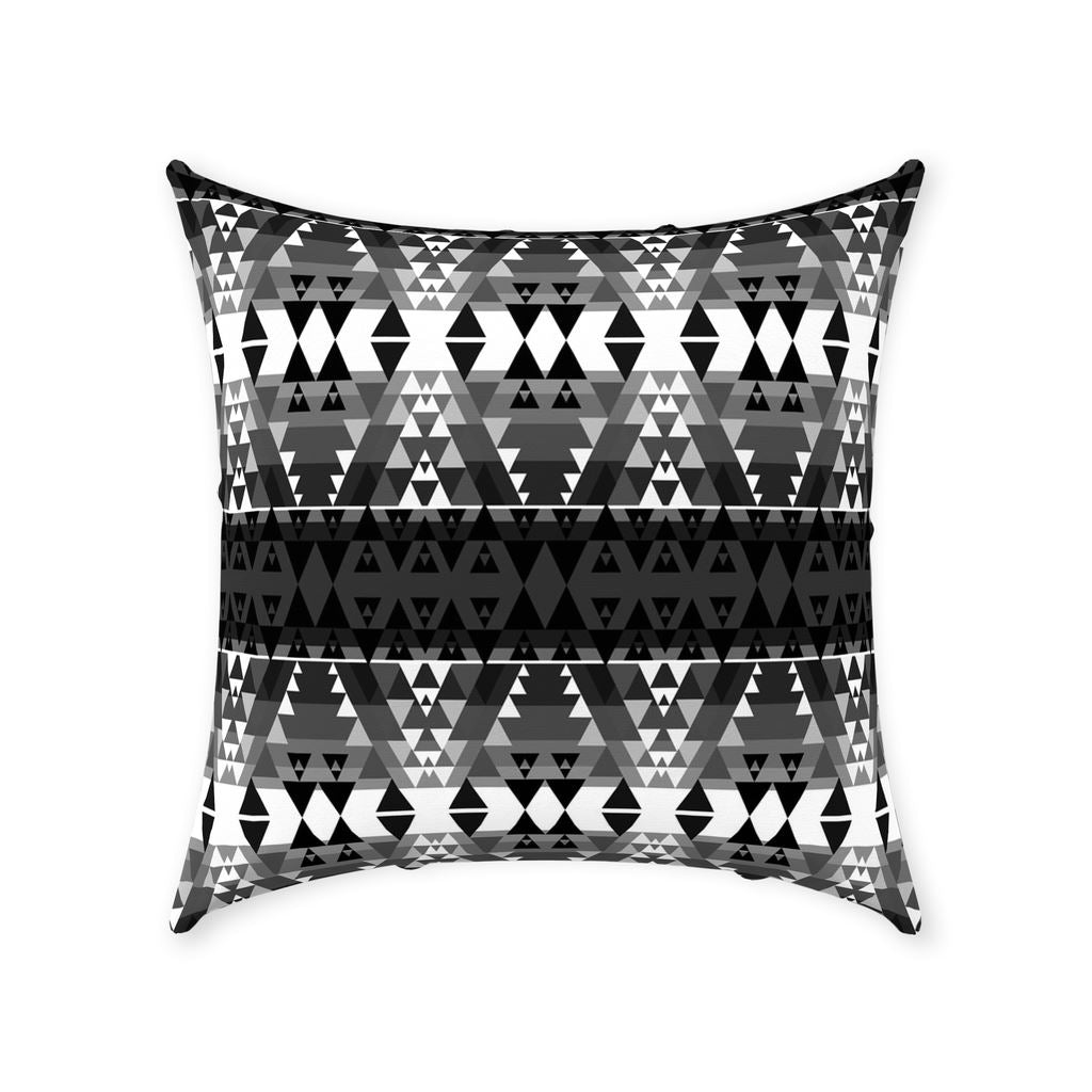 Writing on Stone Black and White Throw Pillows 49 Dzine Without Zipper Spun Polyester 18x18 inch