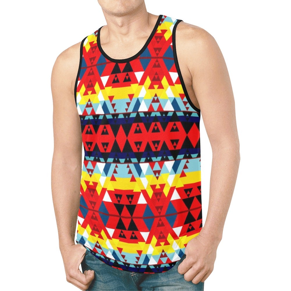 Writing on Stone Enemy Retreat New All Over Print Tank Top for Men (Model T46) New All Over Print Tank Top for Men (T46) e-joyer 