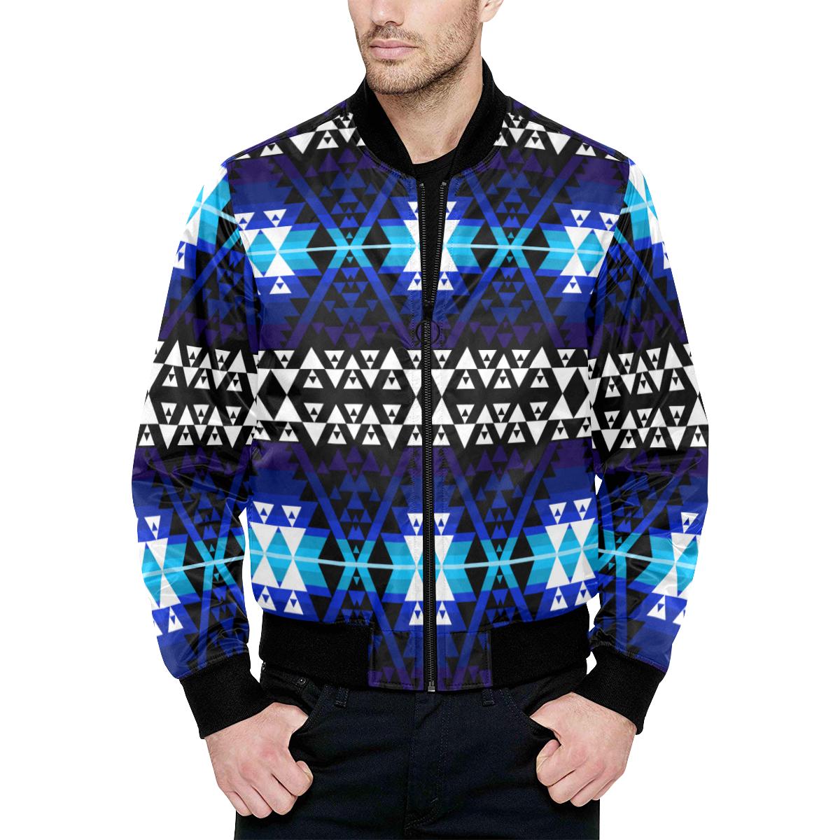 WRiting on Stone Night Watch Unisex Heavy Bomber Jacket with Quilted Lining All Over Print Quilted Jacket for Men (H33) e-joyer 