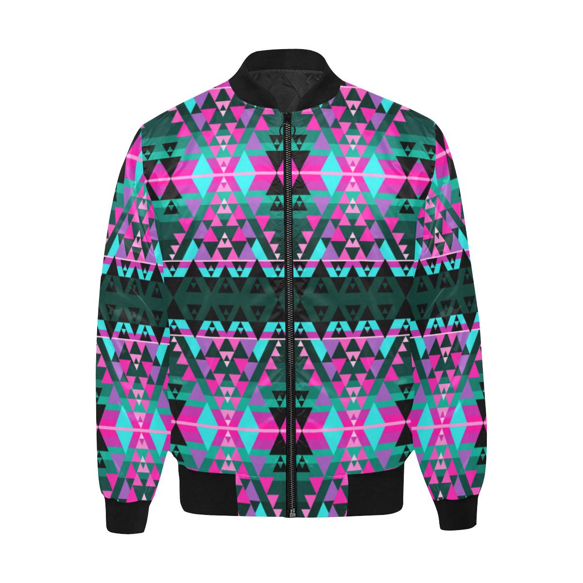 Writing on Stone Sunset Unisex Heavy Bomber Jacket with Quilted Lining All Over Print Quilted Jacket for Men (H33) e-joyer 