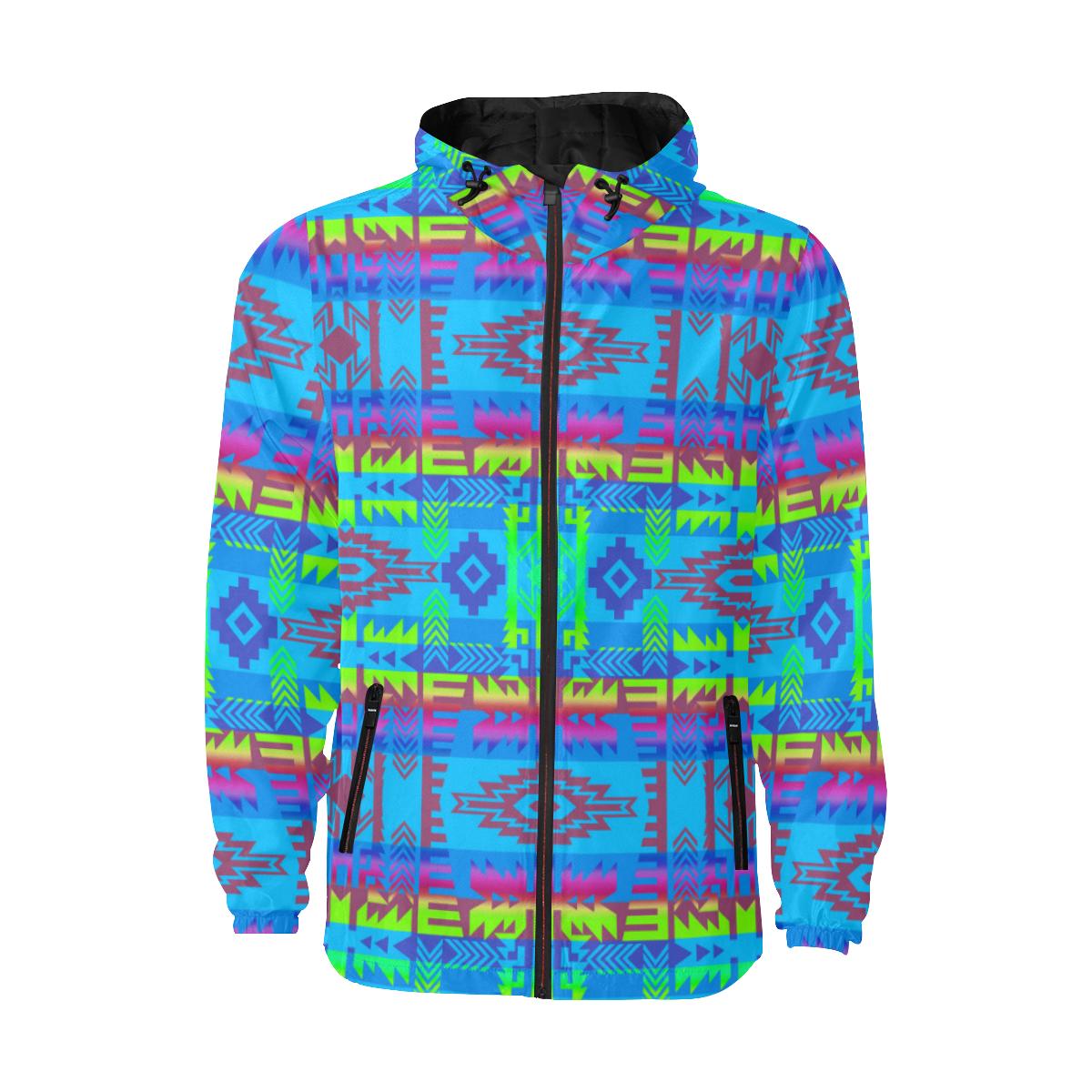 Young Journey Unisex Quilted Coat All Over Print Quilted Windbreaker for Men (H35) e-joyer 